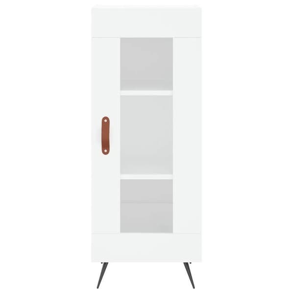Maison Exclusive - Hvidt buffet 34,5x34x90 cm ingeniørtræ Vit