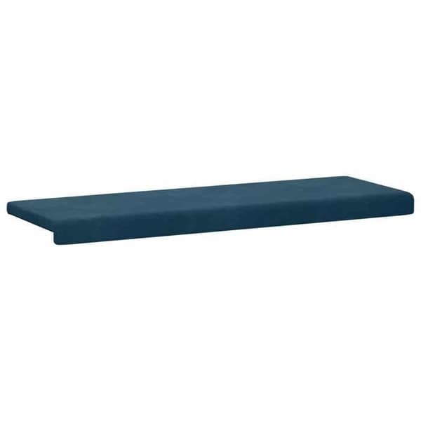 Maison Exclusive - Bänk Kudde Sammet Blå Djup 35 cm