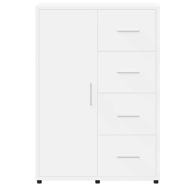 Maison Exclusive - Bufféer 2 st vit 60x31x84 cm ingenjörsträ Vit