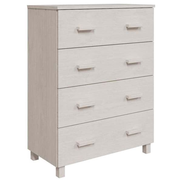 Maison Exclusive - Buffé HAMAR Vit 79x40x103,5 cm Massivt furu Vit