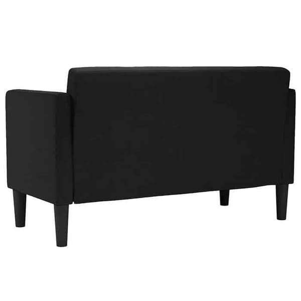 Maison Exclusive - Sort 2-personers sofa 111 cm i stof