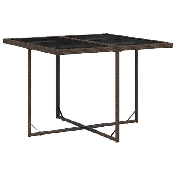 Maison Exclusive - 5-delt havemøbel sæt med brune poly rattan puder