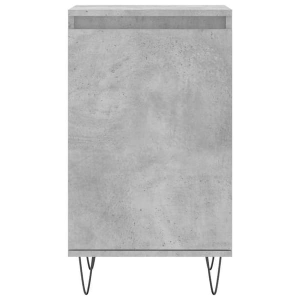 Maison Exclusive - Buffet 2 stk grå beton 40x35x70 cm ingeniørtræ