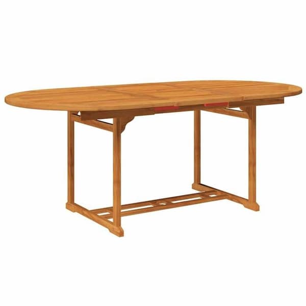Maison Exclusive - Udendørs spisebordssæt 7 dele Solid akacietræ 150-200 cm