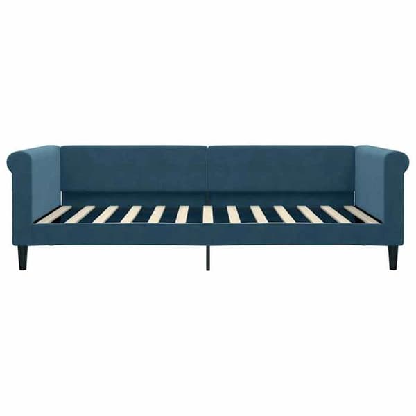 Maison Exclusive - Dagbädd med blå madrass 100x200 cm sammet