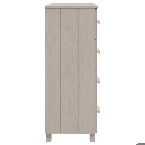 Maison Exclusive - Buffé HAMAR Vit 79x40x103,5 cm Massivt furu Vit