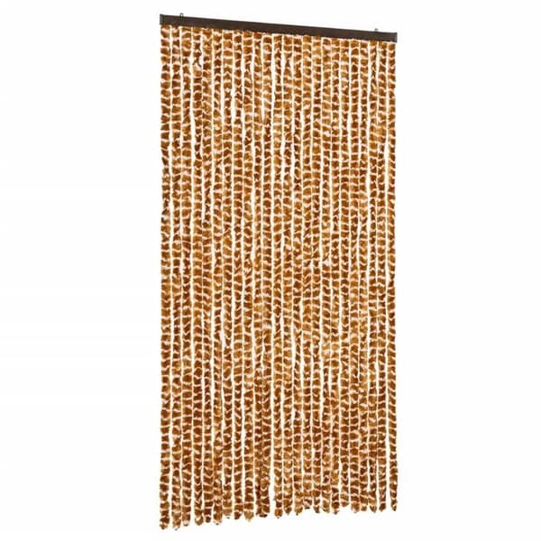 Maison Exclusive - Ockergul och vit myggnät 100x200 cm chenille