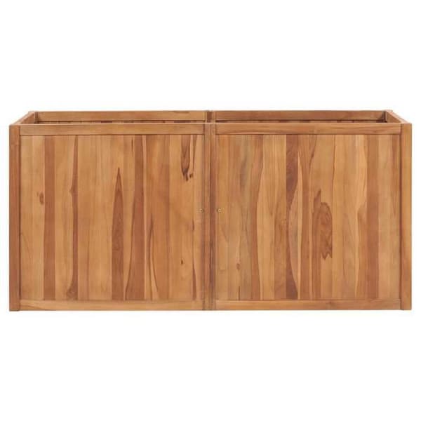 Maison Exclusive - Hævet havebed 150x50x70 cm Solid teaktræ
