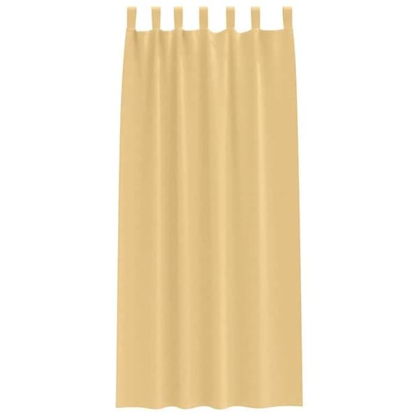 Mørklægningsgardin - EKSKLUSIV HUS - 225 x 140 cm - Beige - 2 stk. - Polyester (blokerer 80–90% lys) beige