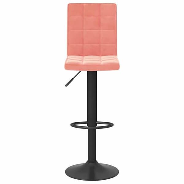 Maison Exclusive - Barstolar set om 2 rosa sammet