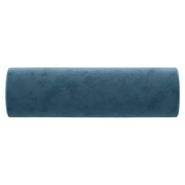 Maison Exclusive - Dekorative puder sæt af 2 Blå Ø15x50 cm Velour