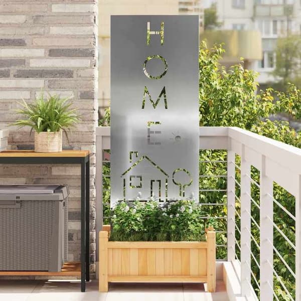 Maison Exclusive - Trädgårdsskyddsskärm Fretwork Silver 50 x 140 cm