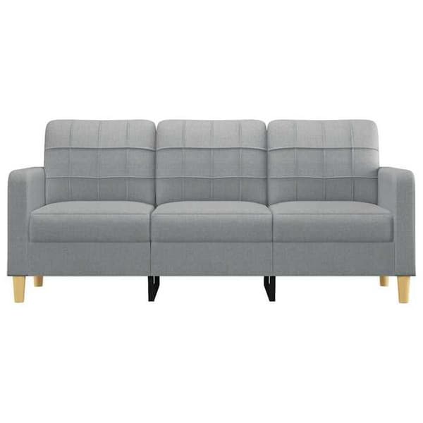 Maison Exclusive - Soffa 3-sits Grå 180 cm Tyg
