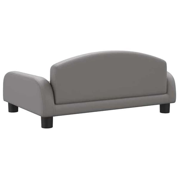 Maison Exclusive - Hundeseng grå 70x45x30 cm i kunstlæder grå