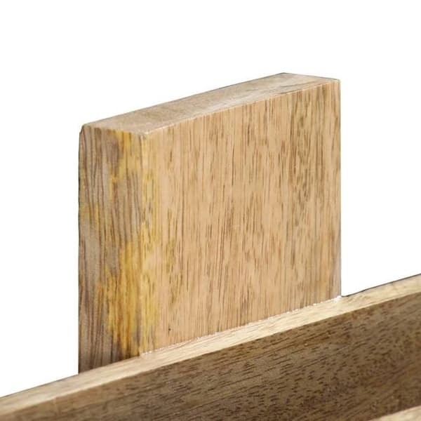 Maison Exclusive - Vægmonteret magasinholder 30x11x72 cm Solid mangotræ