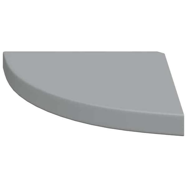 Maison Exclusive - Harmaa kulma kelluva hylly 35x35x3,8 cm MDF Grå