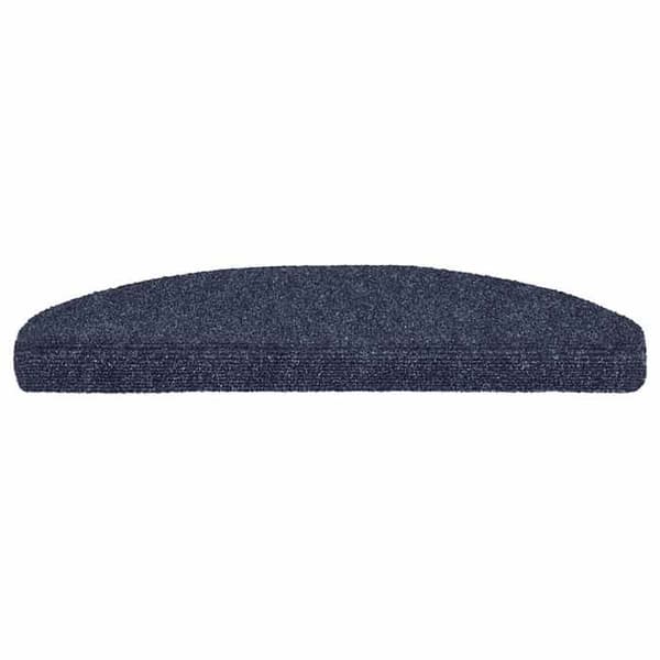 Maison Exclusive - Selvklæbende trappetæpper 15 stk 65x21x4 cm Blå Blå