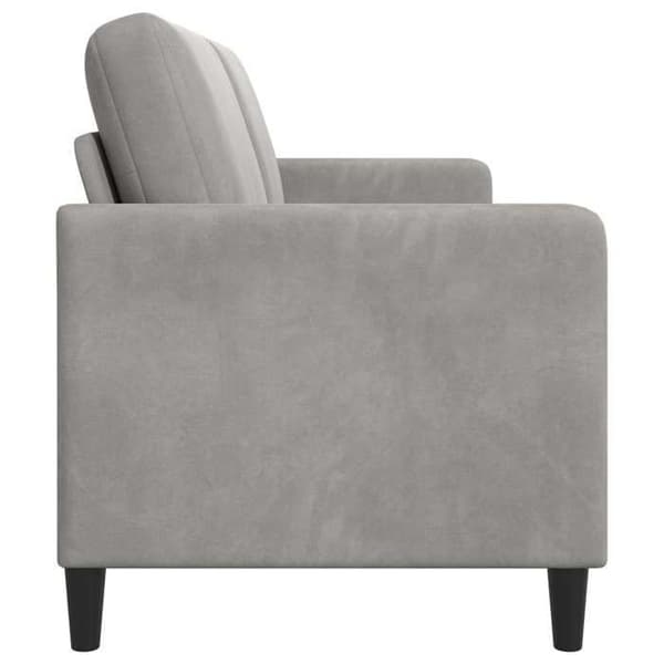 Maison Exclusive - Soffa med förvaring Ljusgrå 192 x 78 x 87 cm Polyester