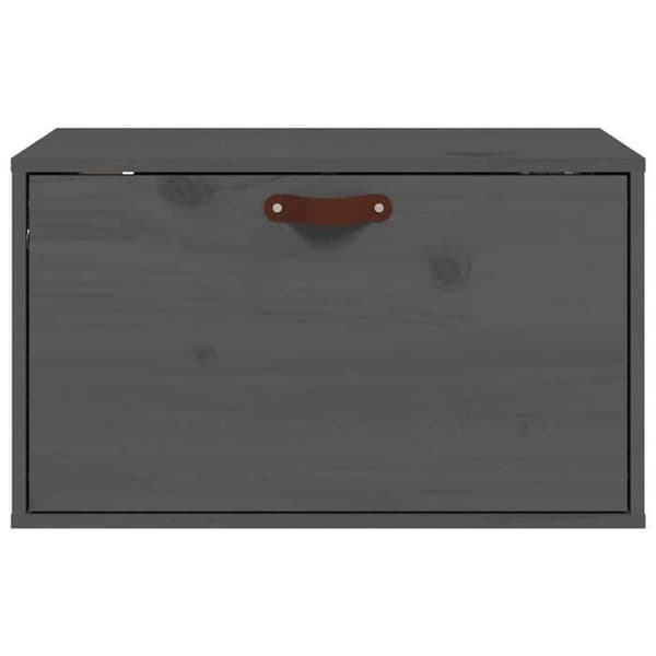 Maison Exclusive - Seinähylly Harmaa 60x30x35 cm Massiivipuu