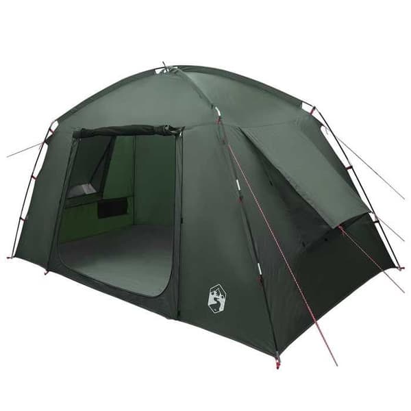 Maison Exclusive - Telt Hytte 4 personer Grøn army Polyester