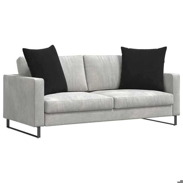 Maison Exclusive - Soffkuddar 2 st Svart 80 x 80 cm Svart