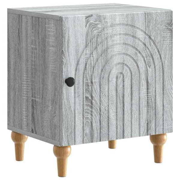 Maison Exclusive - Sängbord 2 st Sonoma grå 43 x 34,5 x 50 cm