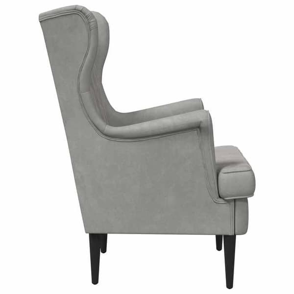 Maison Exclusive - Lysegrå Velour Stol