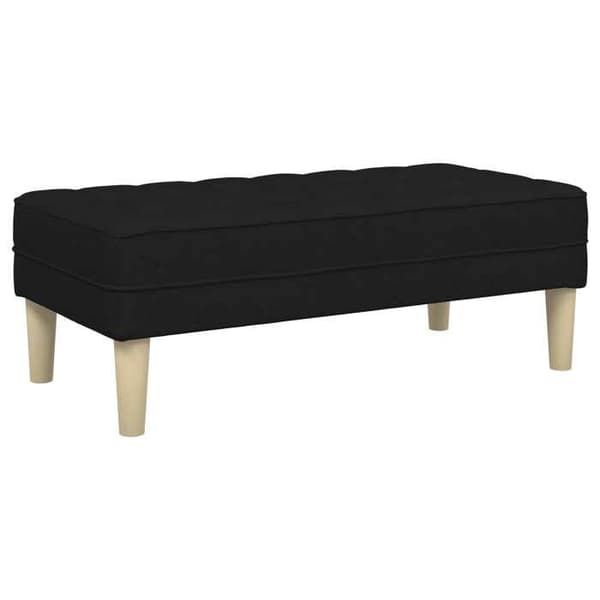 Soffgrupp - EXKLUSIV HEM - Modulerbara sektioner - Svart - Andningsbart polyester - Träram Svart
