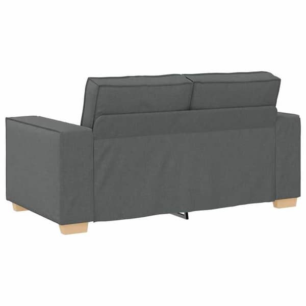 Maison Exclusive - Sæt af 2 sofaer med mørkegrå stofpuder