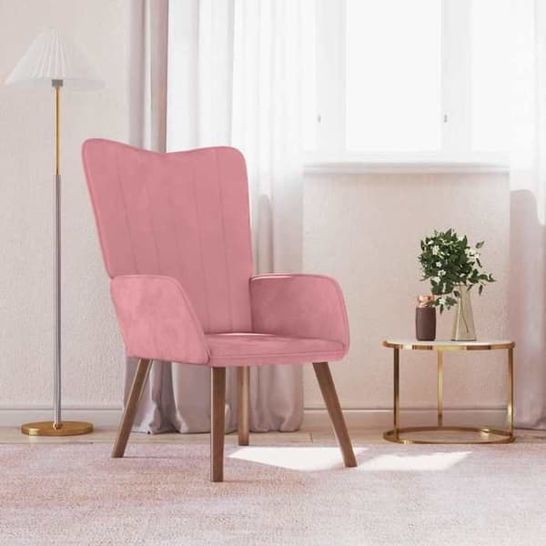 Maison Exclusive - Relax stol i rosa velour