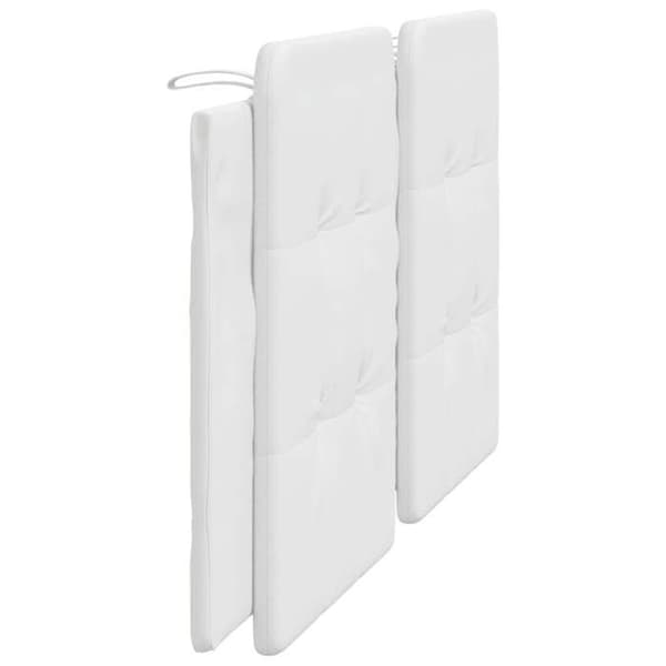 Maison Exclusive - Sänggavelkudde Zadar vit 180 cm i konstläder