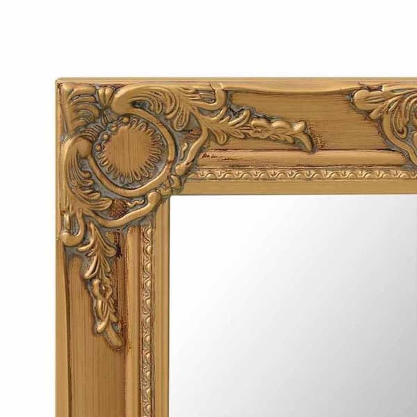 Maison Exclusive - Barockstil väggspegel 50x50 cm Guld