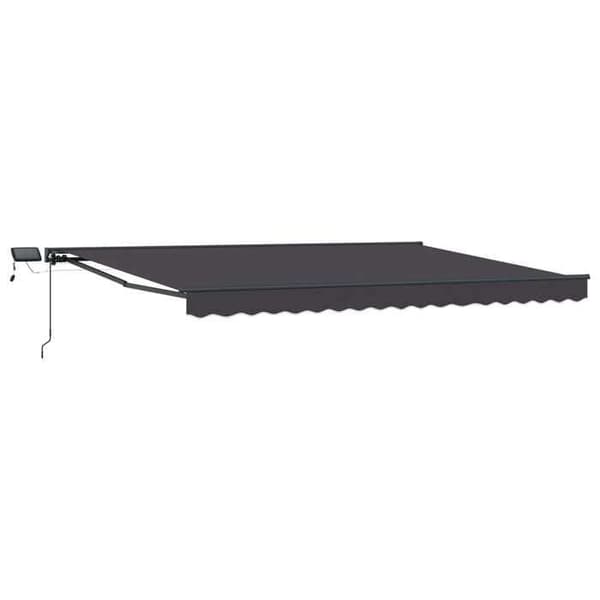 Maison Exclusive - Manuell rullgardinsram med LED-lampor