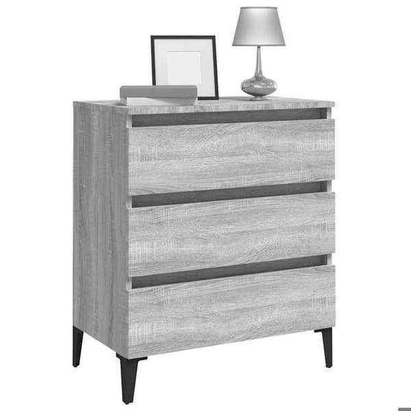 Maison Exclusive - Buffet Sonoma grå 60x35x69 cm Ingeniørtræ