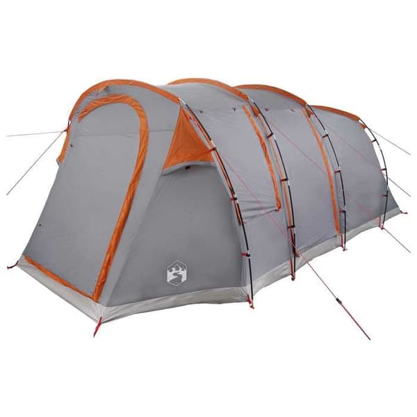 Maison Exclusive - Tunneliteltta Harmaa ja oranssi 505 x 330 x 204 cm