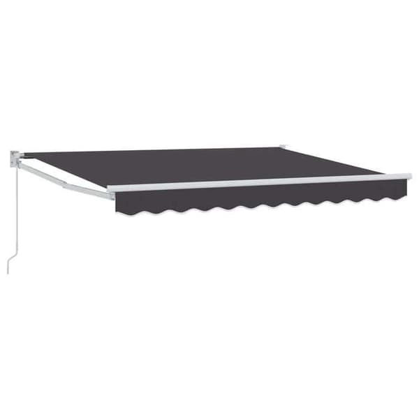 Maison Exclusive - Fällbart tak i antracit 3 x 2 m