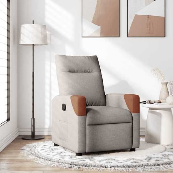 Maison Exclusive - Taupe Kankainen Nojatuoli