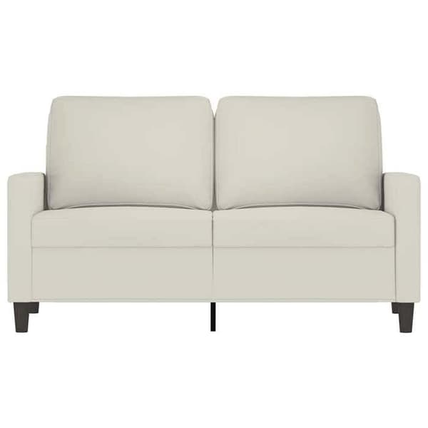 Maison Exclusive - Soffa 2-sits Crème 120 cm Sammet