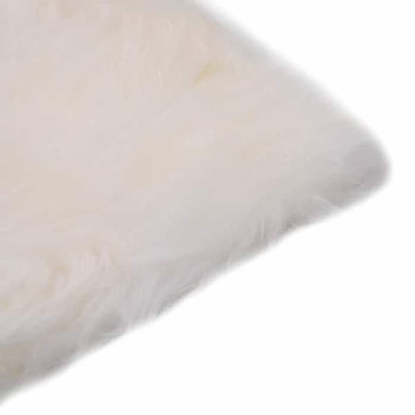 Stolepuder - Eksklusivt Hus - Ægte lammeskind - Sæt af 2 - 40 x 40 cm Vit