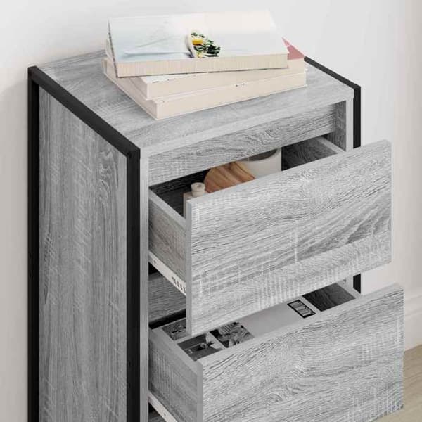 Maison Exclusive - Buffet Grå Sonoma 43 x 36 x 75,5 cm Ingeniørtræ
