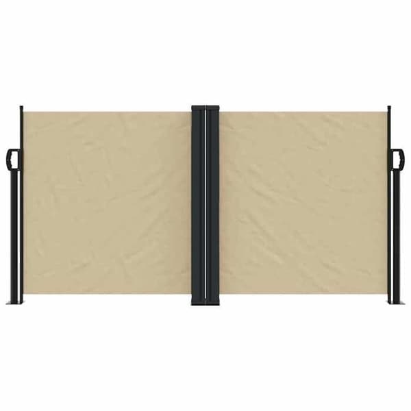 Maison Exclusive - Retractable side awning beige 120x1000 cm