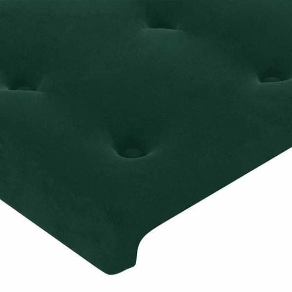 Maison Exclusive - Mörkgrön sänggavel 90x5x78/88 cm Sammet