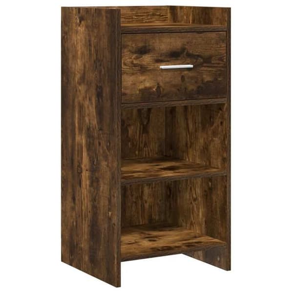 Maison Exclusive - Buffet Røget Eg 40 x 36 x 80 cm Ingeniørtræ