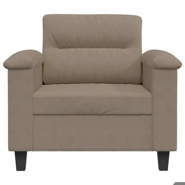 Maison Exclusive - Sofa stol Taupe 60 cm Mikrofiber stof