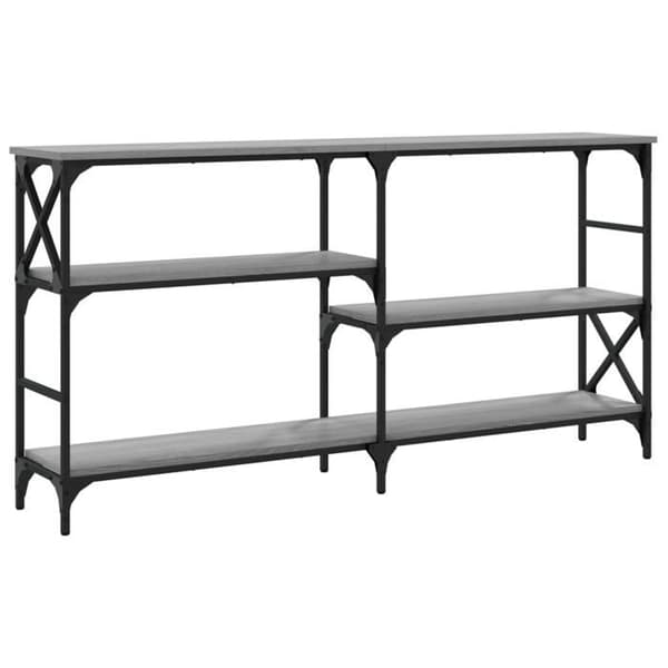 Maison Exclusive - Consolebord sonoma grå 150x29x76,5 cm ingeniørtræ