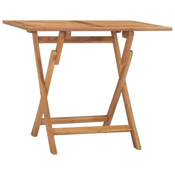 Trädgårdsbord - Exklusivt Hem - 90x60x75 cm - Fällbart - Massivt teakträ