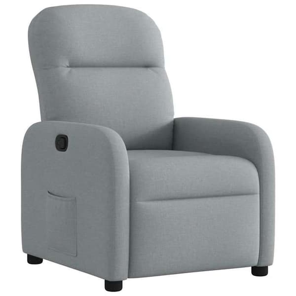 Maison Exclusive - Lätt grå recliner i tyg