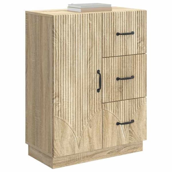 Maison Exclusive - Buffet Eg Sonoma 66 x 34,5 x 87 cm Ingeniørtræ