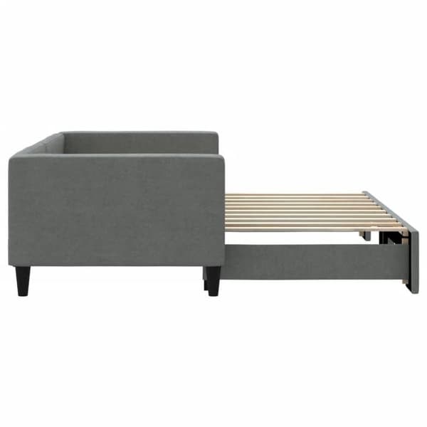 Lit gigogne - MAISON EXCLUSIVE - Päivävuode - Tummanharmaa - 90x190 cm - Ilman patjaa Mörkgrå