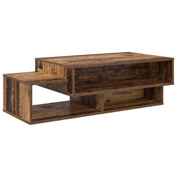 Bord - EKSKLUSIV HUS - 105 x 50 x 32,5 cm - Ingeniørtræ - Rektangulær - Opbevaringshylder